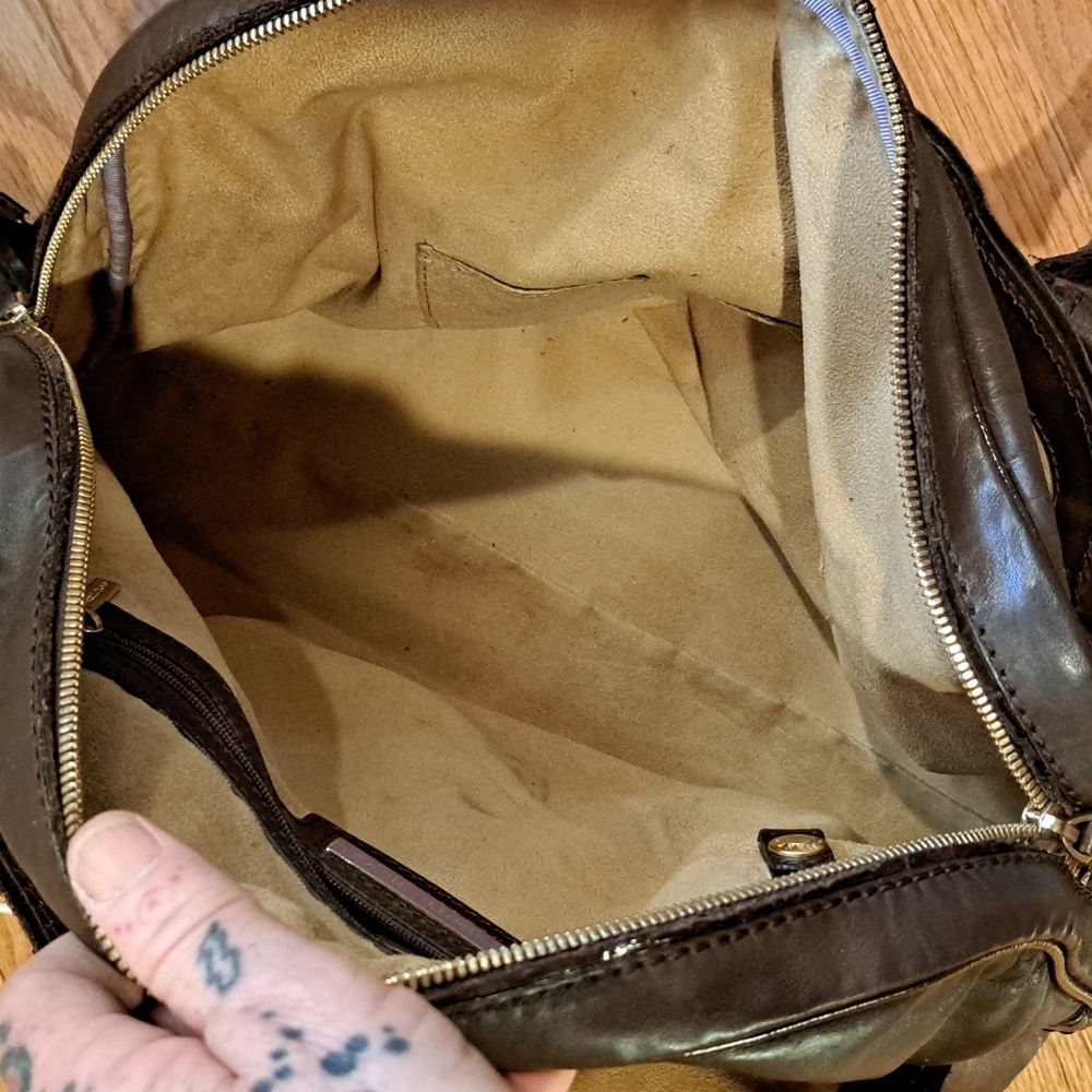 Jimmy Choo TOGO choco bowler satchel bag - Picture 10 of 13